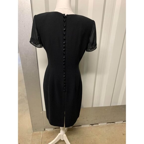 Vintage 1980’s Donna Morgan Semi Formal Business Casual Dress Womens Size 6 - Picture 4 of 6